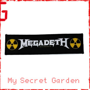 Megadeth - Logo Official Strip Standard Patch ***READY TO SHIP from Hong Kong***